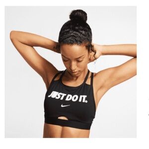 Nike black sports bra
